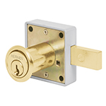CM-25L | Cerradura para mueble, modelo 25, latón, Hermex