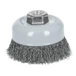 CO-510MR | Carda copa 4' alambre ondulado fino, Multi-rosca, Truper