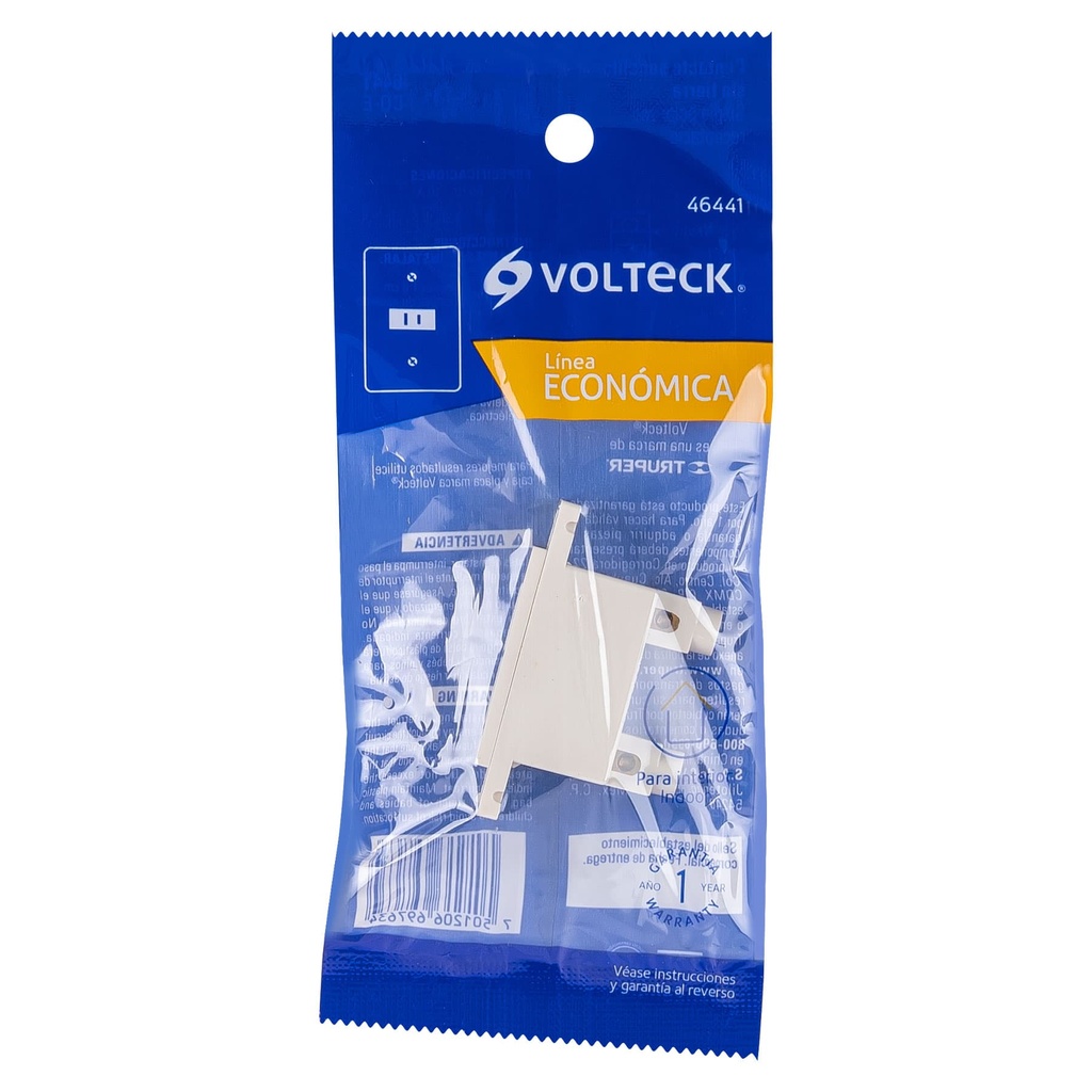 CO-E | Contacto sencillo, sin tierra, línea Económica, Volteck