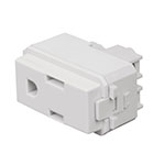 COA-IB | Contacto sencillo, 2 polos + tierra, línea Italiana, blanco