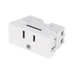 COA-LB | Contacto aterrizado blanco de 1 módulo, línea Lisboa