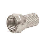 COCO-6R | Bolsa con 4 conectores coaxiales RG 6 de enroscar, Volteck