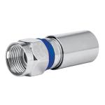 COCO-6RI | Bolsa con 2 conectores coaxiales RG 6 de compresión, Volteck