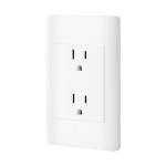 CODO-LB | Placa armada blanca contacto dúplex 3 módulos, Lisboa