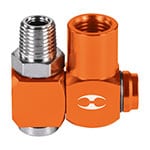 COMAN | Destorcedor macho-hembra de aluminio, cuerda 1/4'NPT, Truper