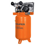 COMP-120LV | Compresor lubricado de banda, vertical 120L, 4HP 220V Truper