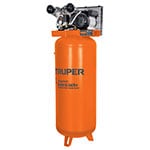 COMP-240LV | Compresor lubricado de banda, vertical 240L, 4HP 220V Truper