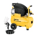 COMP-KIT20P3 | Kit compresor 20L, pistola gravedad LVMP y manguera,Pretul