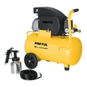 COMP-KIT40P | Kit, compresor 40 L, manguera de PVC y pistola, Pretul