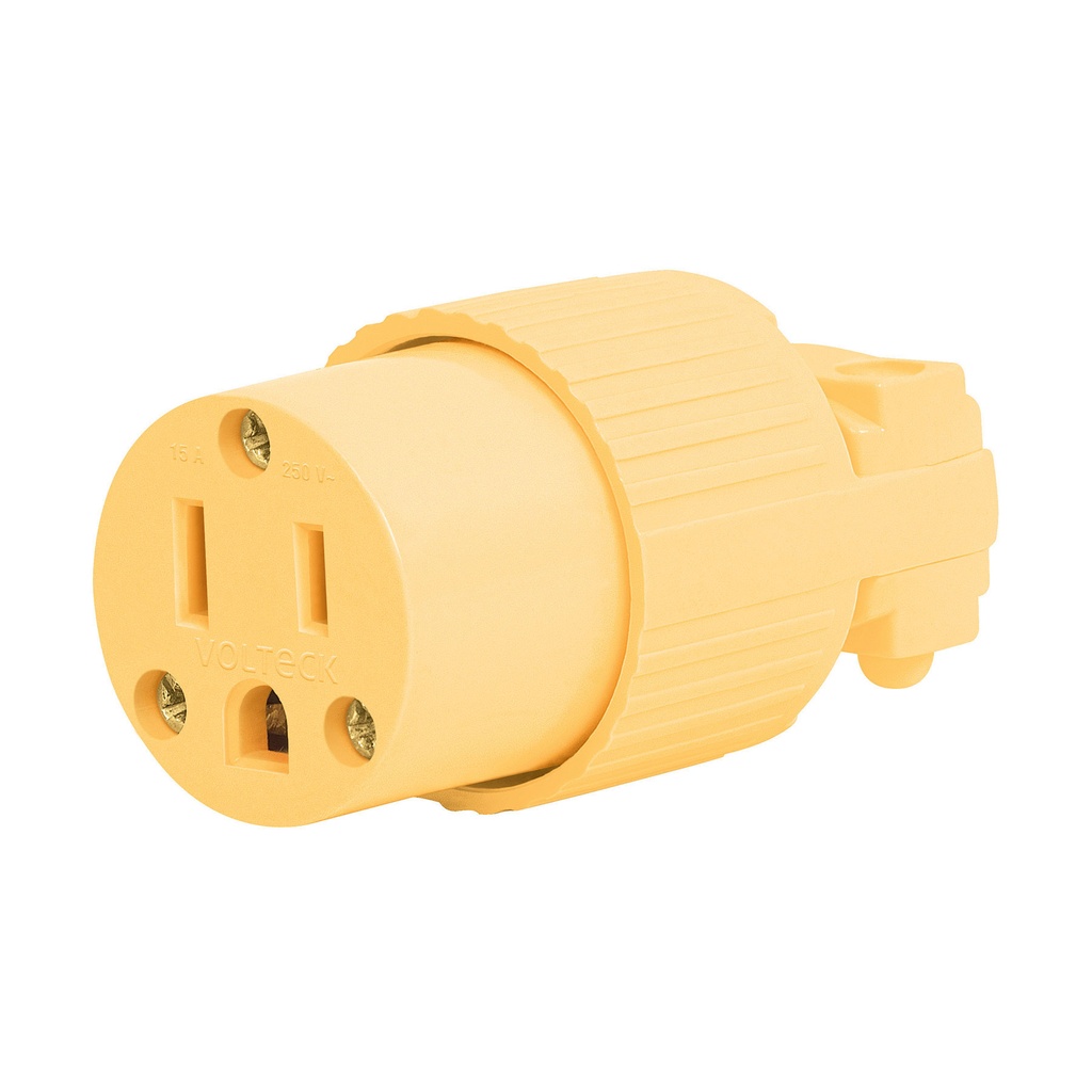 COP-A | Contacto industrial plástico aterrizado, 2 polos+tierra