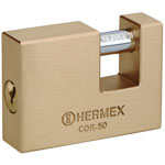 COR-50 | Candado antipalanca, 50mm, cuerpo de latón llave tradicional