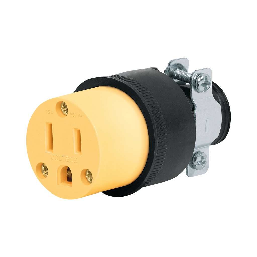 COR-A | Contacto industrial reforzado aterrizado, 2 polos+tierra