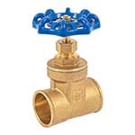 COSO-1-1/4 | Válvula de compuerta de latón soldable de 1 1/4', Foset