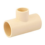 CPVC-722 | Tee reducida central de CPVC 3/4' x 3/4' x 1/2', Foset
