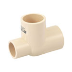 CPVC-726 | Tee reducida lateral de CPVC 3/4' x 1/2' x 3/4', Foset
