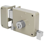 CS-75IP | Cerradura sobreponer izq instala-fácil, caja, Hermex Basic