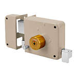 CS-80I | Cerradura sobreponer izquierda clásica, llave tetra, caja