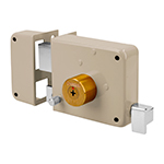 CS-80IB | Cerradura sobreponer izquierda clásica, llave tetra, blíster