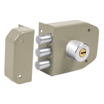 CS-93 | Cerradura de sobreponer 3 barras instala-fácil, llave puntos