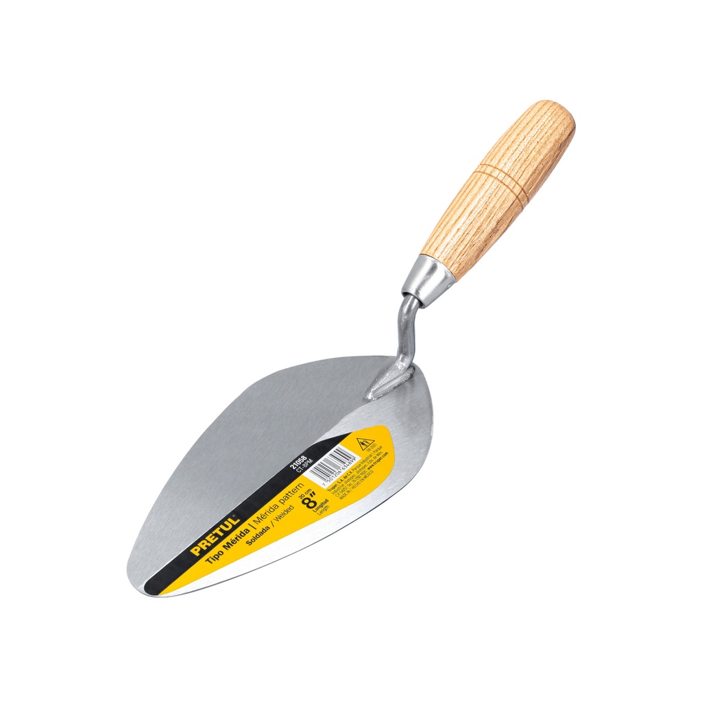 CT-8PM | Cuchara para albañil 8' tipo Mérida, Pretul