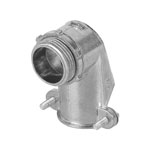 CTF-3/4C | Conector curvo 3/4' para tubo flexible metálico, Volteck