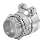 CTF-3/4R | Conector recto 3/4' para tubo flexible metálico, Volteck