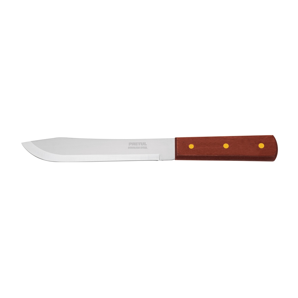 CUCH-M70 | Cuchillo cebollero 7' mango de madera, Pretul