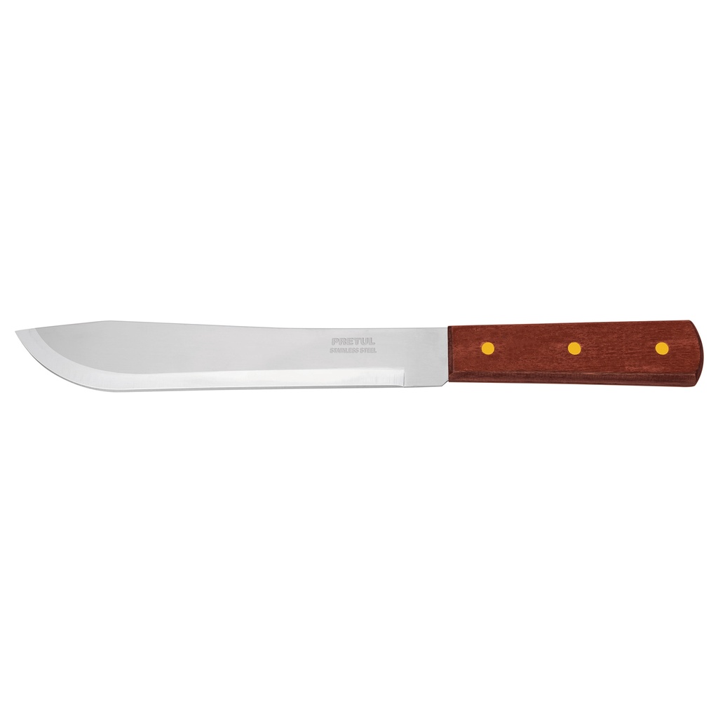 CUCH-M80 | Cuchillo cebollero 8' mango de madera, Pretul