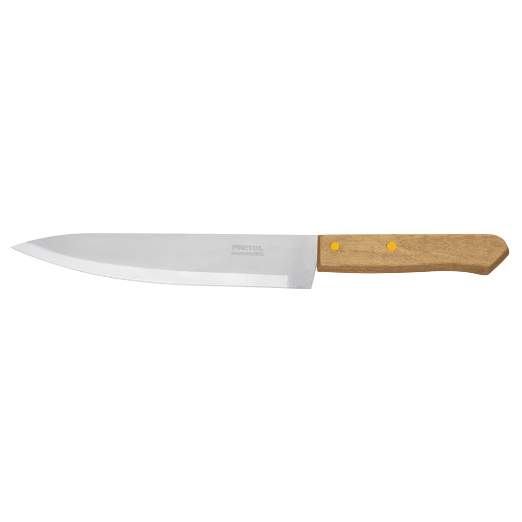 CUCH-M81 | Cuchillo de chef 8' mango de madera, Pretul