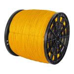 CUE-04M | Metro de cuerda amarilla de 4 mm en rollo de 2,380 m, Fiero