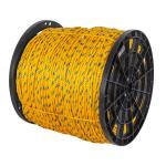CUE-08M | Metro de cuerda amarilla de 8 mm en rollo de 640 m, Fiero