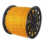 CUE-13M | Metro de cuerda amarilla de 13 mm en rollo de 390 m, Fiero