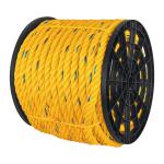 CUE-25M | Metro de cuerda amarilla de 25 mm en rollo de 102 m, Fiero