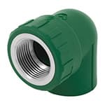 CV-503 | Codo 90° PPR de 1' hembra con inserto metálico, Foset