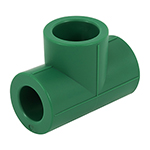 CV-723 | Tee reducida de PPR 3/4' x 1/2' x 3/4', Foset