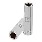 D-1214-ML | Dado largo de 14 mm, 6 puntas, cuadro 1/2', Truper