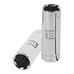 D-1219-ML | Dado largo de 19 mm, 6 puntas, cuadro 1/2', Truper