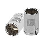 D-1222 | Dado de 11/16', 12 puntas, cuadro 1/2', Truper