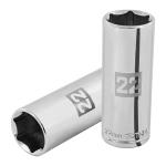 D-1222-ML | Dado largo de 22 mm, 6 puntas, cuadro 1/2', Truper