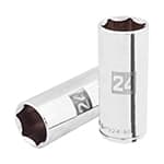 D-1224-ML | Dado largo de 24 mm, 6 puntas, cuadro 1/2', Truper