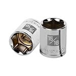 D-1230-H | Dado de 15/16', 6 puntas, cuadro 1/2', Truper