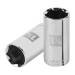 D-1236-HL | Dado largo de 1-1/8', 6 puntas, cuadro 1/2', Truper