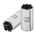 D-1238-HL | Dado largo de 1-3/16', 6 puntas, cuadro 1/2', Truper