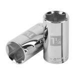 D-1240-HL | Dado largo de 1-1/4', 6 puntas, cuadro 1/2', Truper