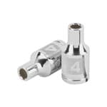 D-1404-BM | Dado de 4 mm, 12 puntas, cuadro 1/4', Truper