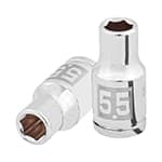 D-14055-M | Dado de 5.5 mm, 6 puntas, cuadro 1/4', Truper