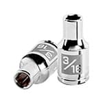 D-1406 | Dado de 3/16', 6 puntas, cuadro 1/4', Truper