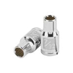 D-1407-B | Dado de 7/32', 12 puntas, cuadro 1/4', Truper