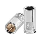 D-1410 | Dado de 5/16', 6 puntas, cuadro 1/4', Truper