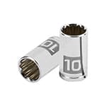 D-1410-BM | Dado de 10 mm, 12 puntas, cuadro 1/4', Truper